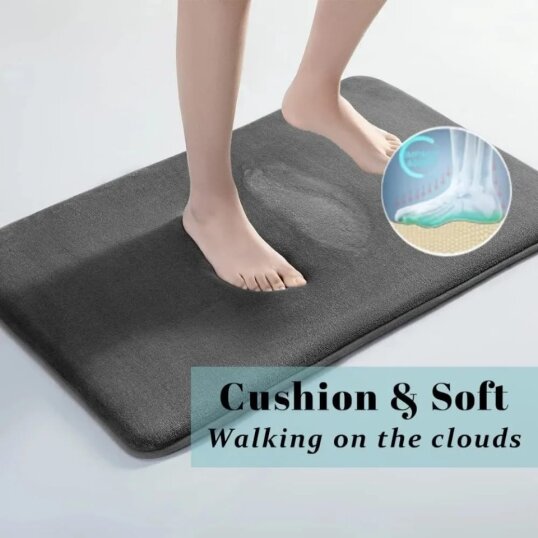 Premium Anti-Fatigue Mat, 40 x 60 cm, Memory Foam